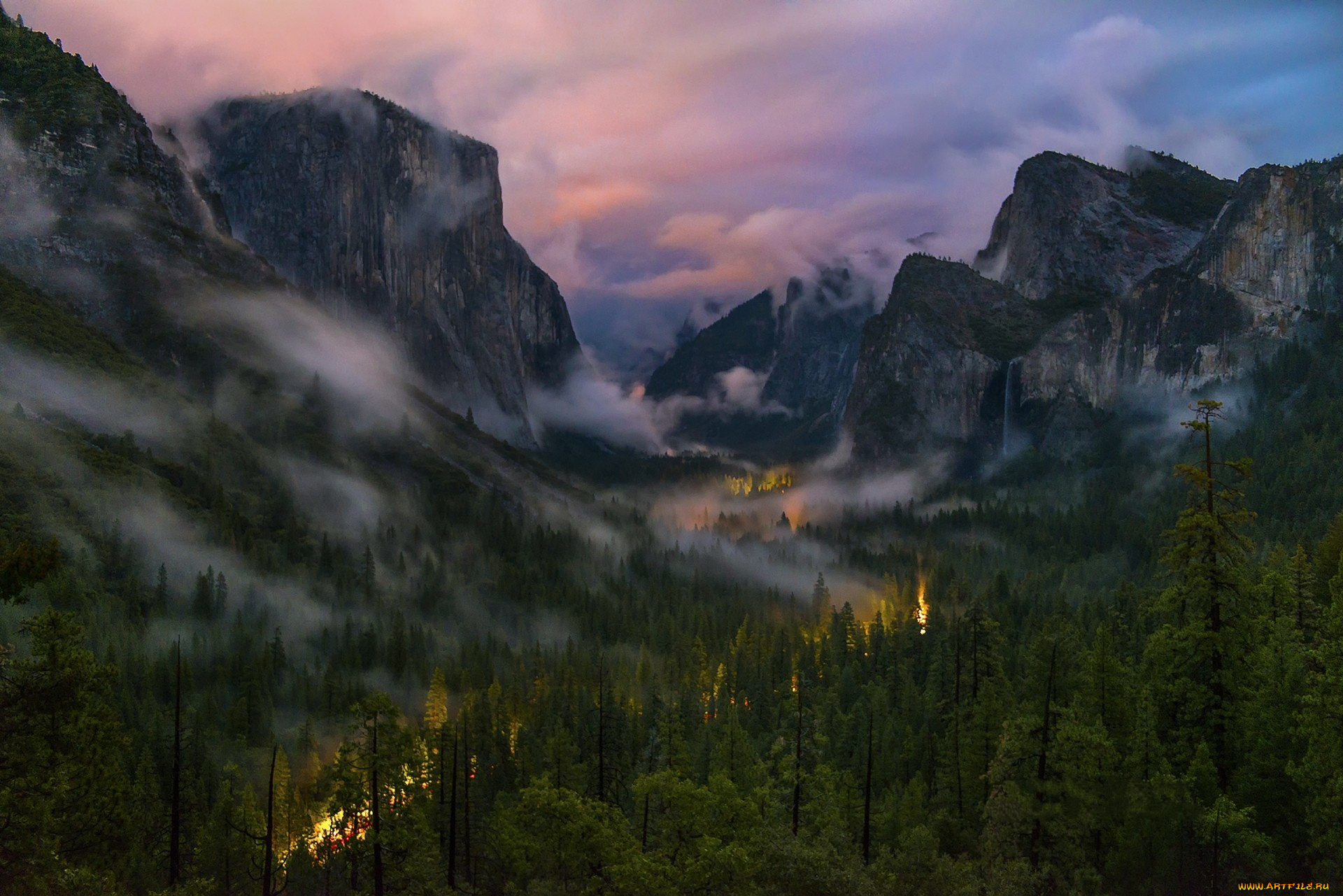 природа, горы, простор