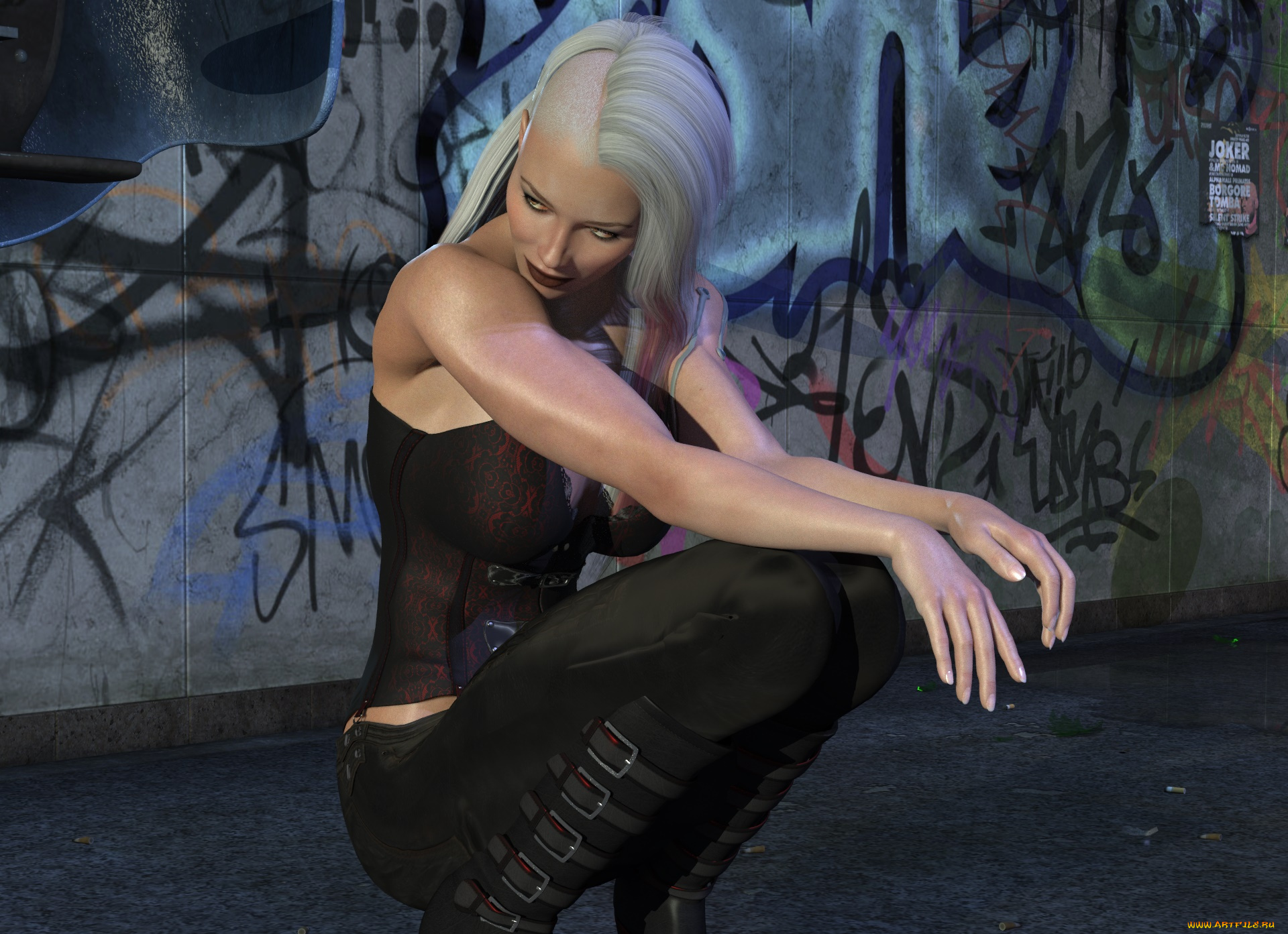 3д, графика, люди, , people, фон, взгляд, девушка