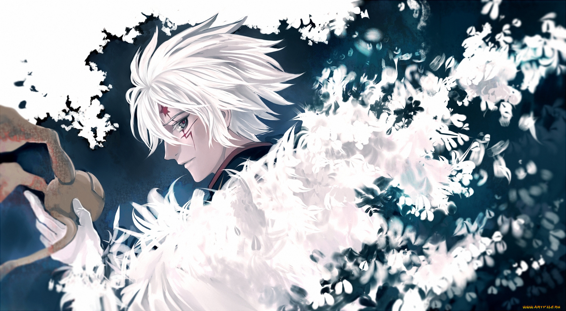 аниме, , gray-man, парень, walker, allen, воин, экзорцист