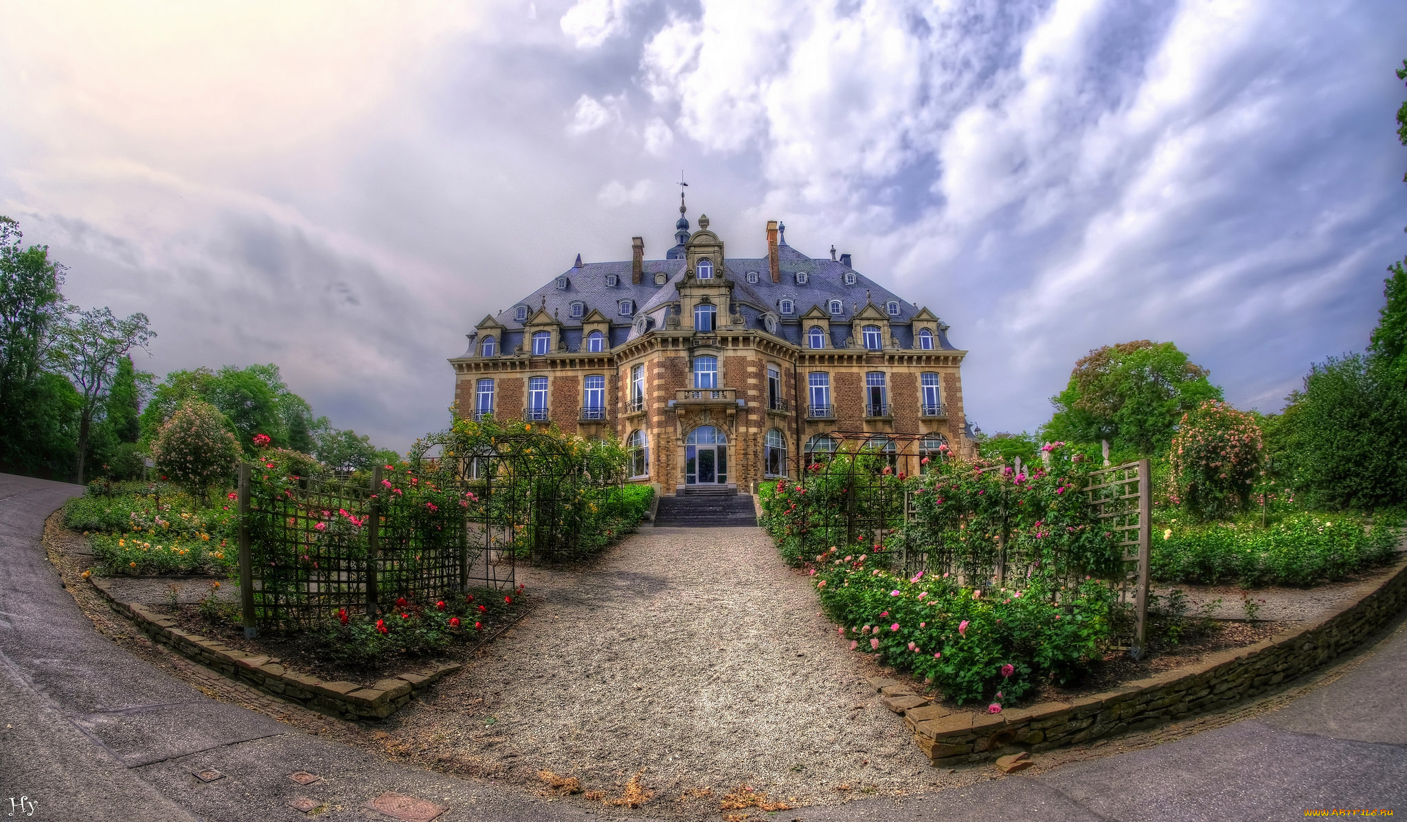 ch&, 226, teau, de, namur, города, -, здания, , дома, парк, отель