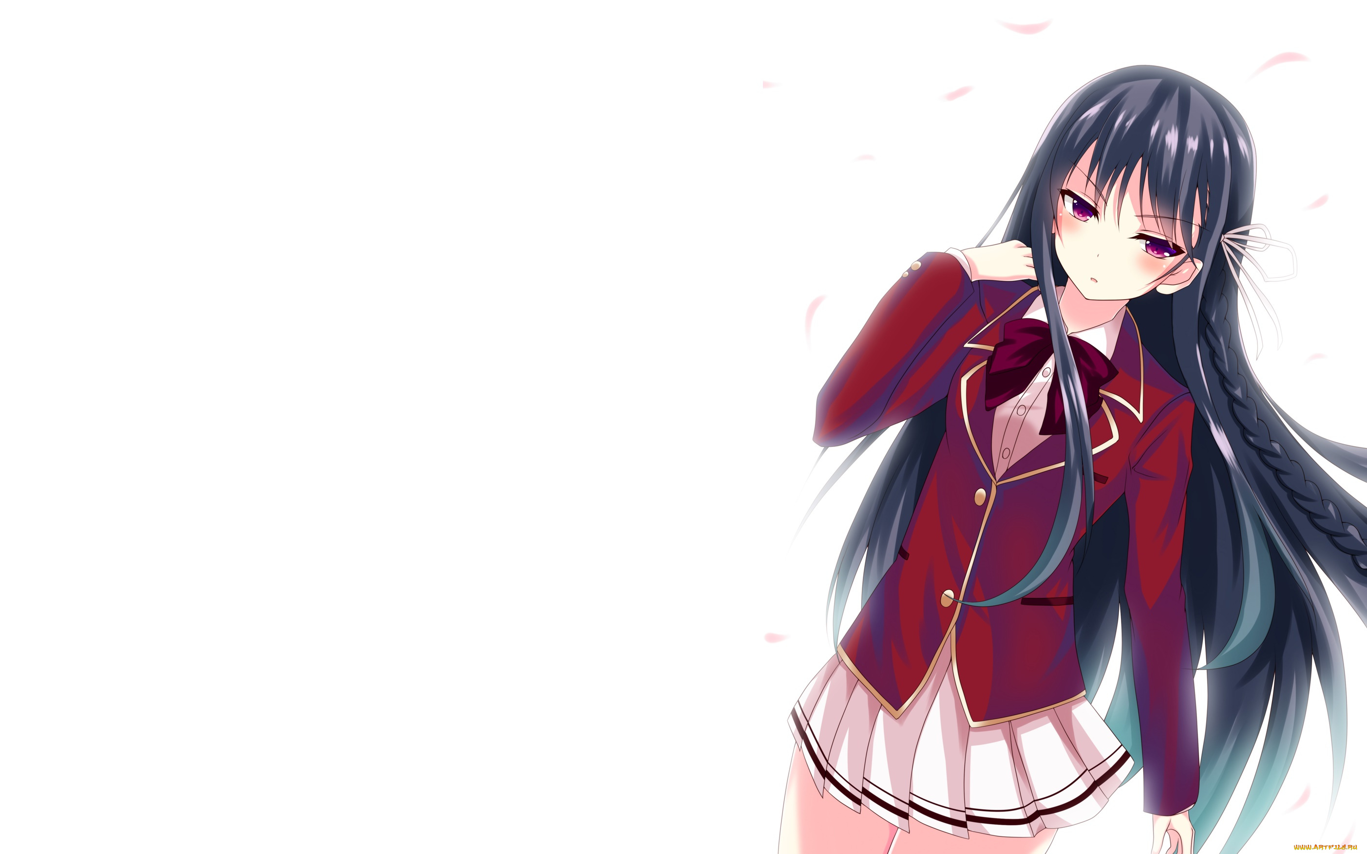 аниме, youkoso, jitsuryoku, shijou, shugi, no, kyoushitsu, e, фон, взгляд, девушка