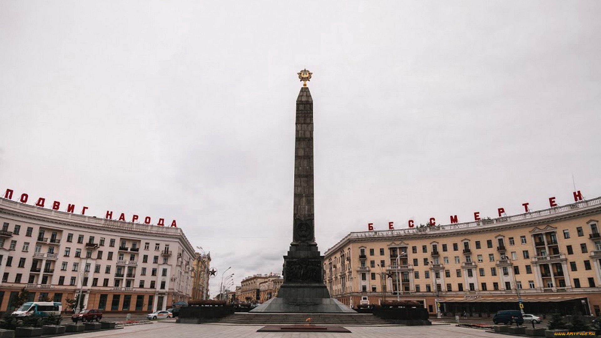 города, минск, , беларусь, площадь