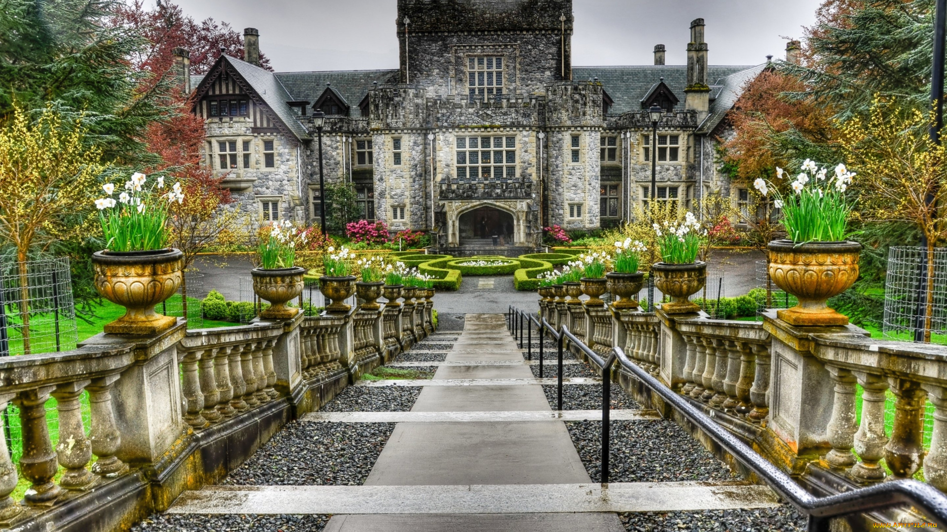 hatley, castle, canada, города, -, дворцы, , замки, , крепости, hatley, castle, canada