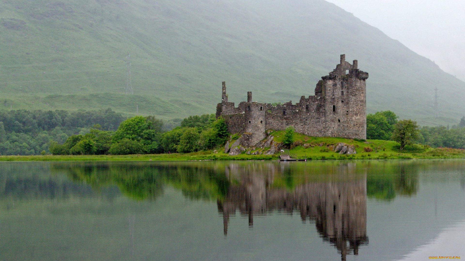 kilchurn, castle, , scotland, города, замки, англии, scotland, kilchurn, castle