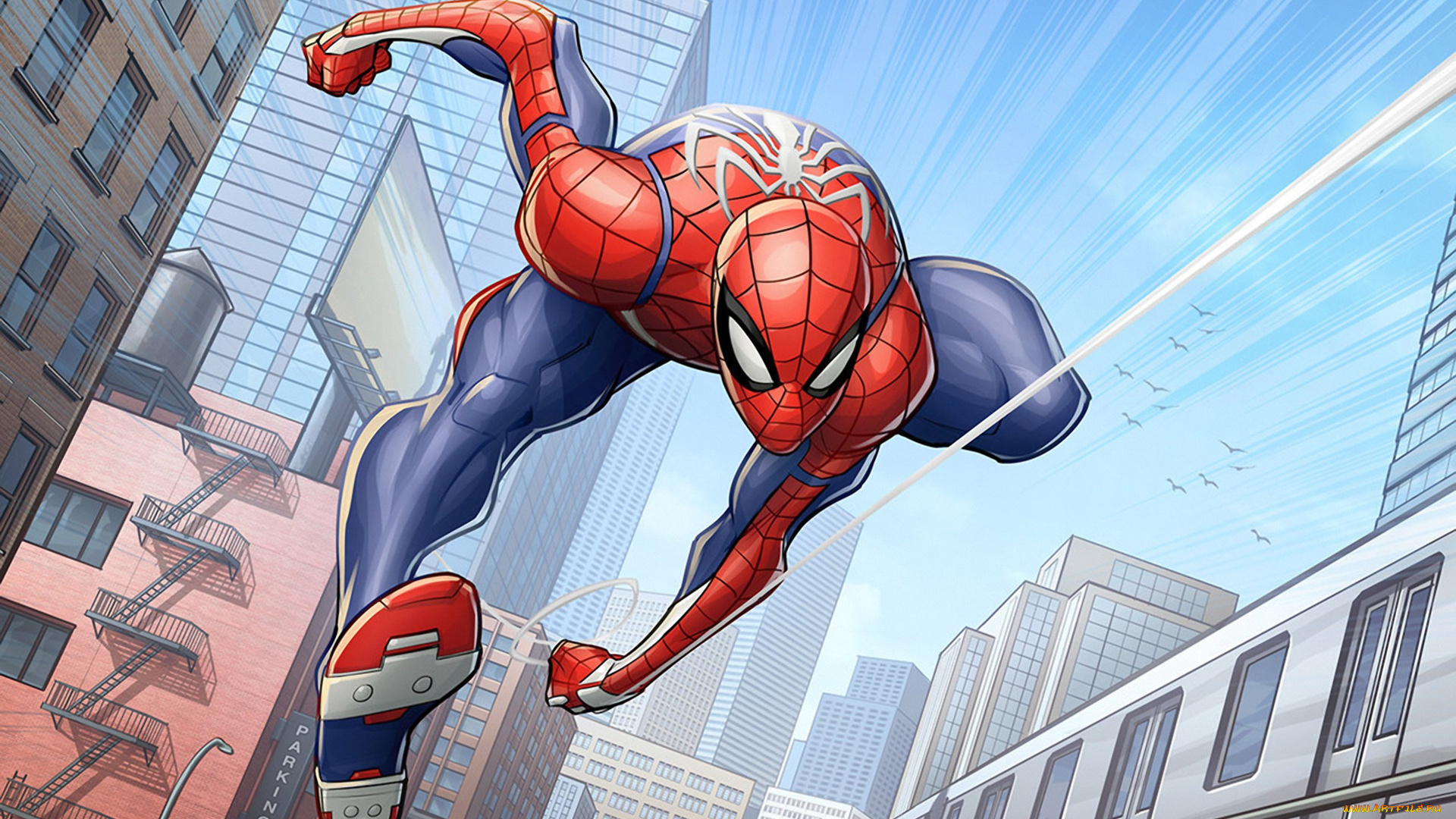 рисованное, комиксы, spider-man