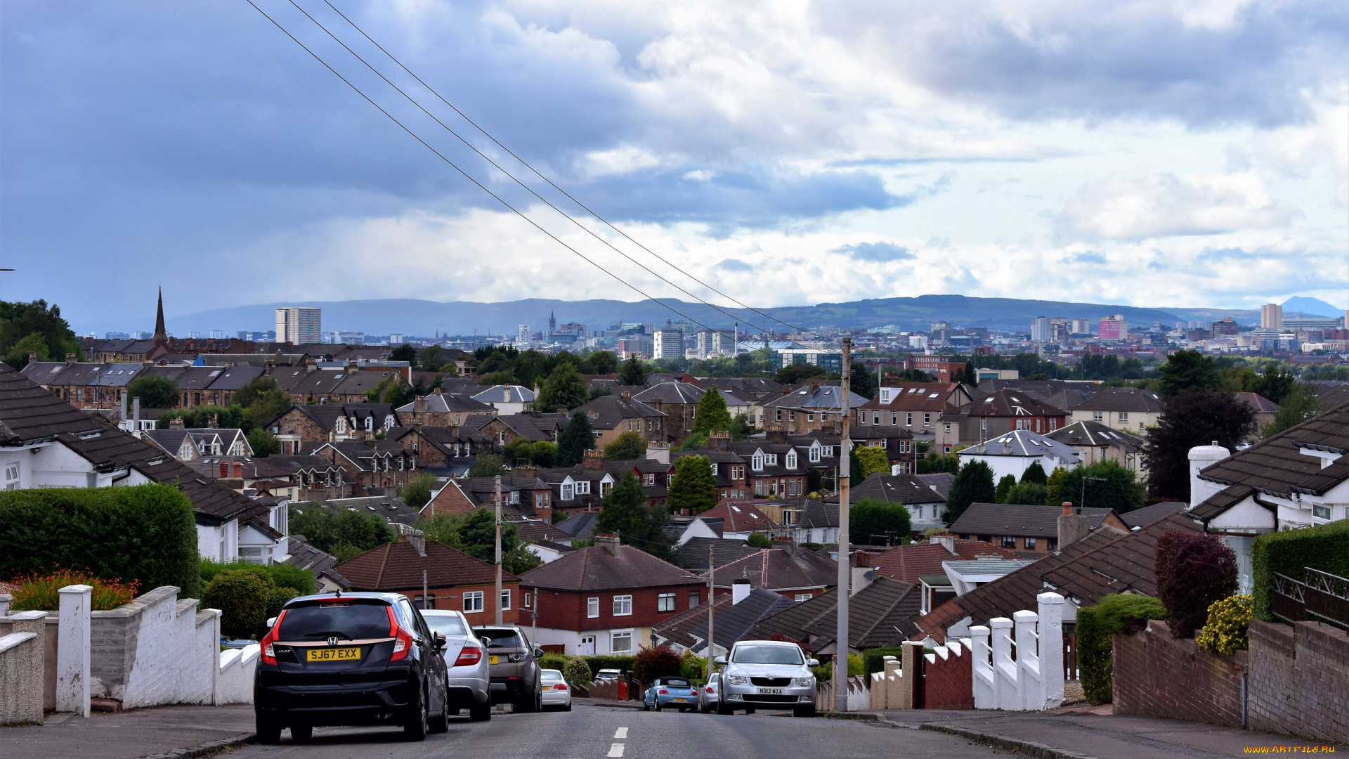 rutherglen, scotland, города, -, улицы, , площади, , набережные