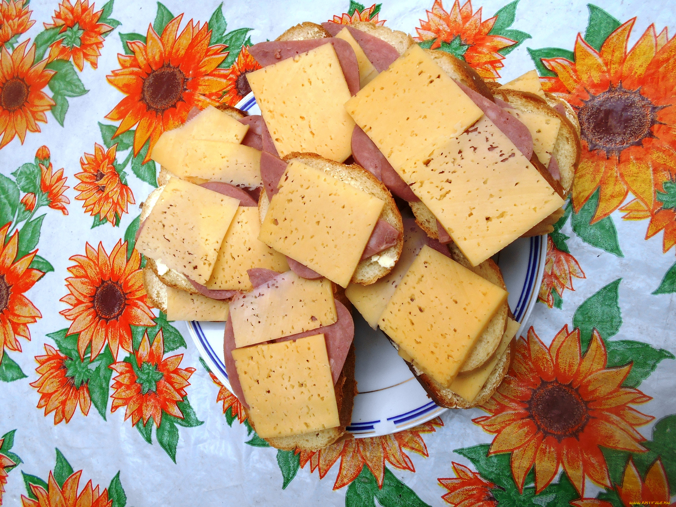 еда, бутерброды, , гамбургеры, , канапе, колбаса, сыр, хлеб