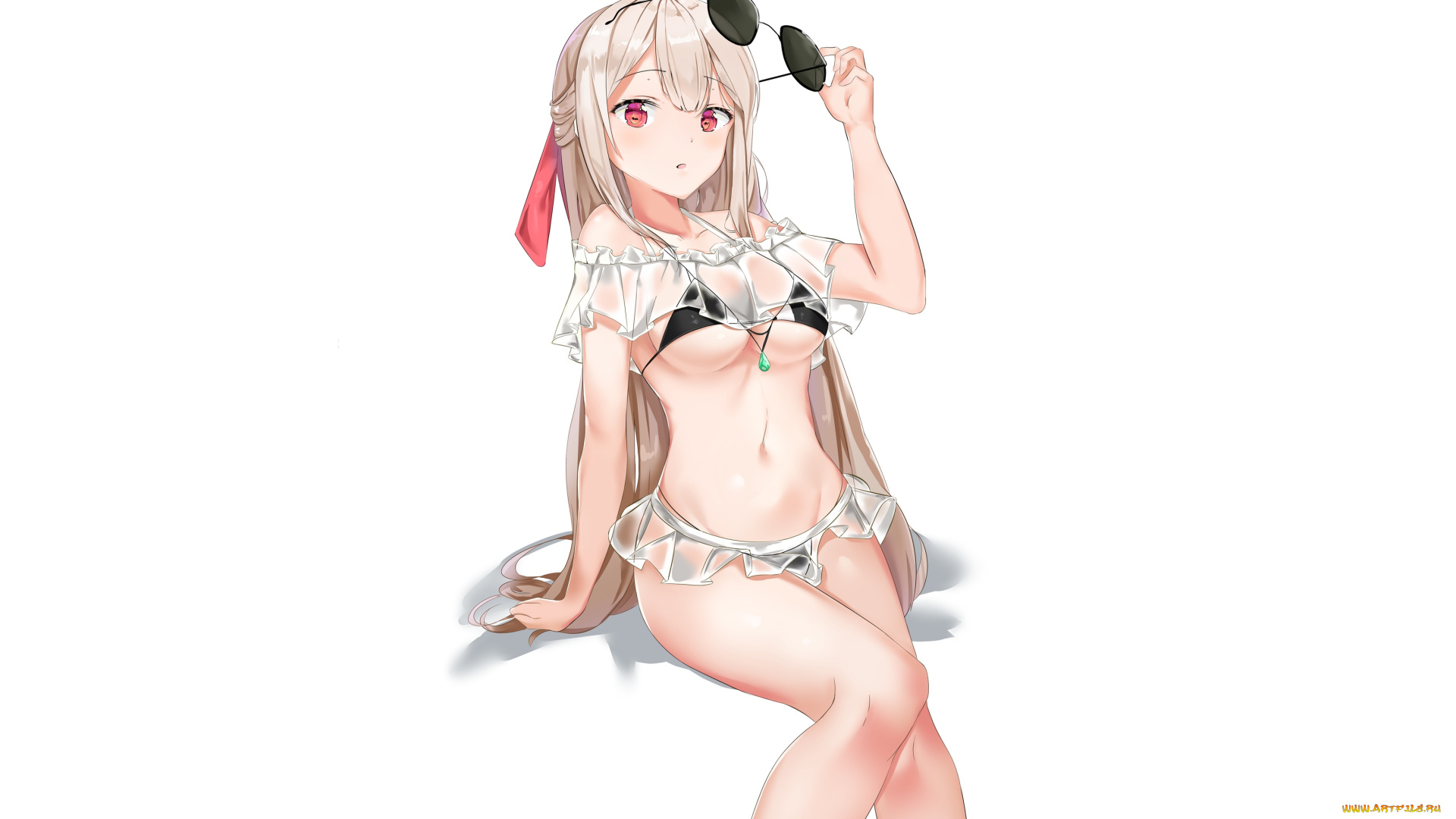 аниме, unknown, , другое, , фон, взгляд, девушка