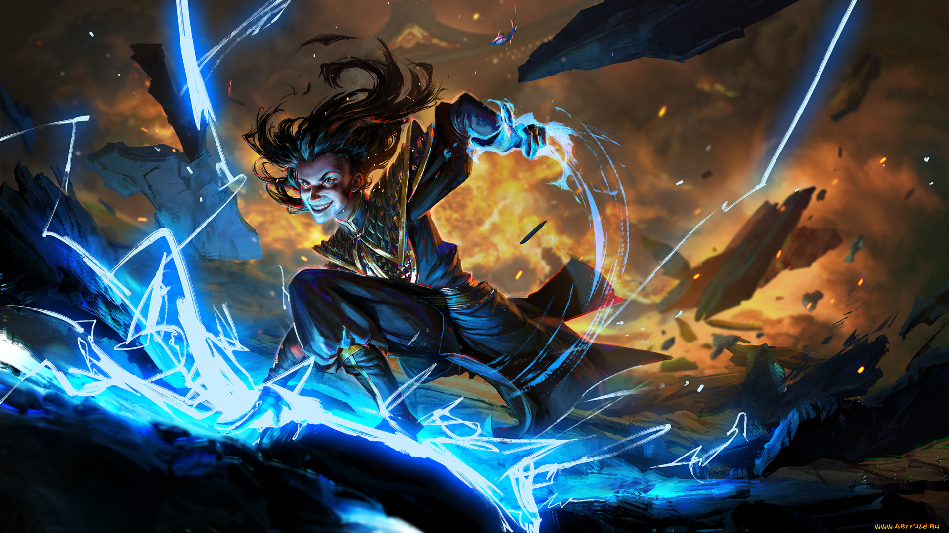 фэнтези, маги, , волшебники, магия, улыбка, мужчина, фон