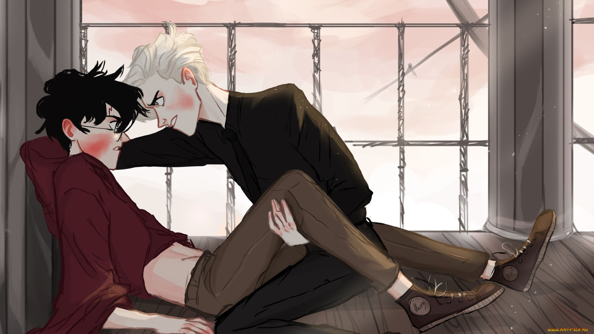 разное, арты, драко, малфой, гарри, поттер