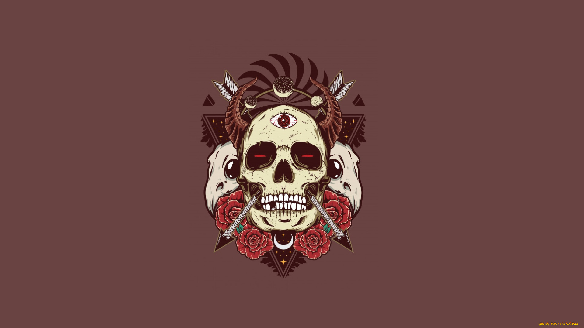 рисованное, минимализм