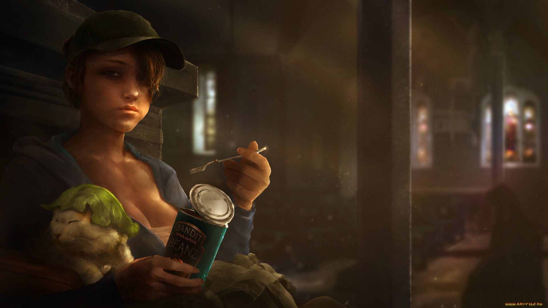 видео, игры, dayz, standalone, банка, фон, взгляд, кот, девушка