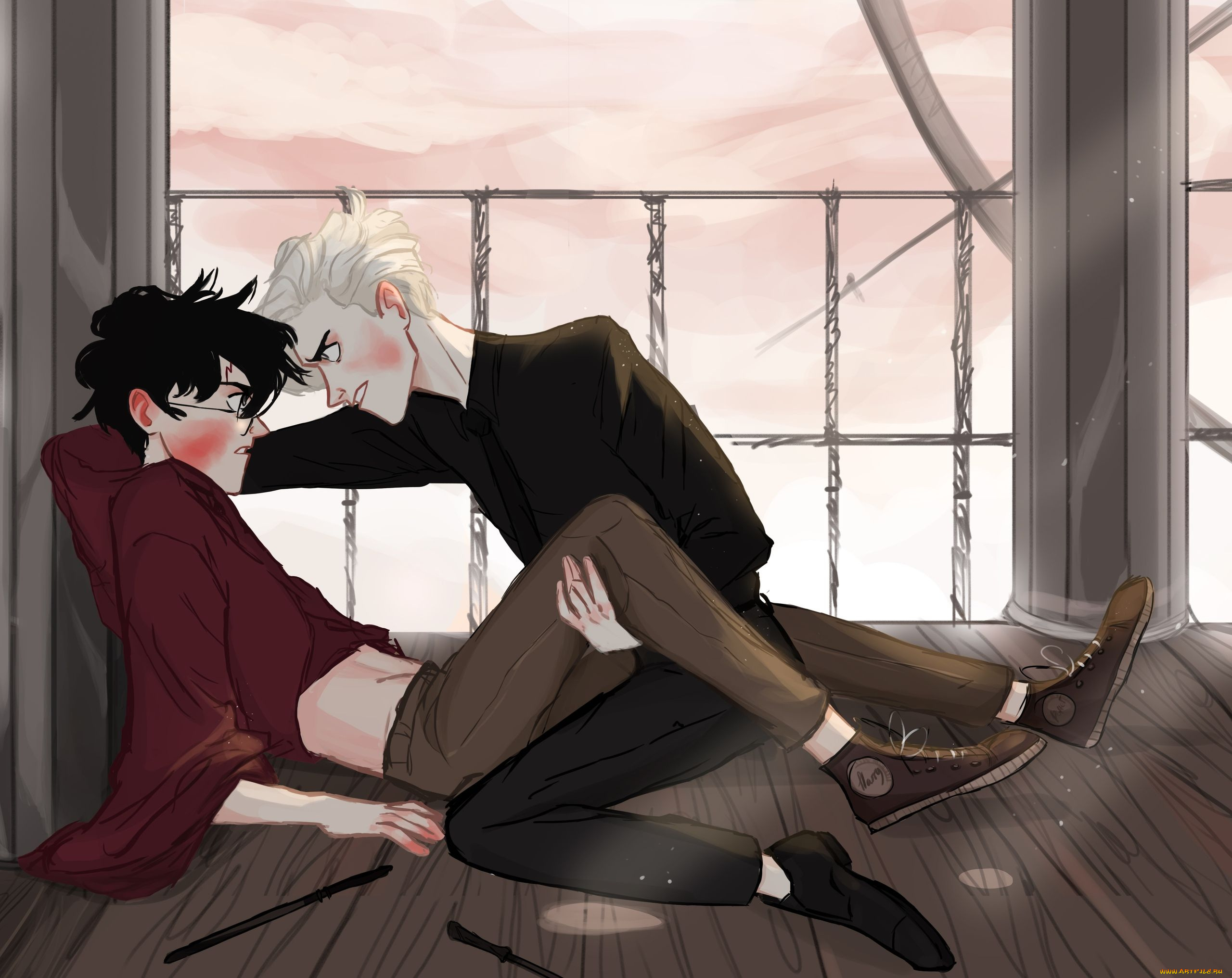 разное, арты, драко, малфой, гарри, поттер