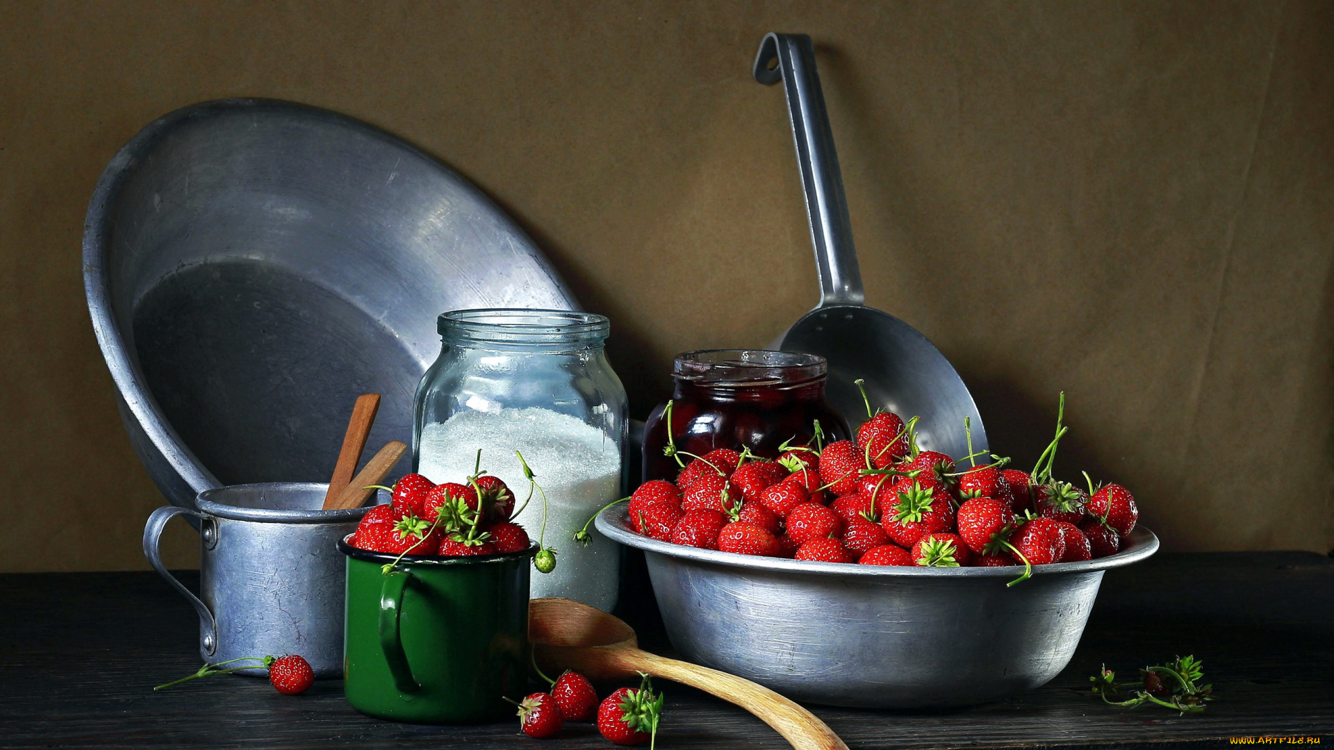 еда, клубника, , земляника