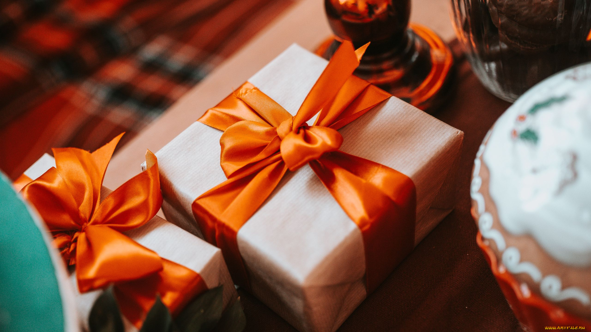 праздничные, подарки, и, коробочки, подарки, банты, ленты