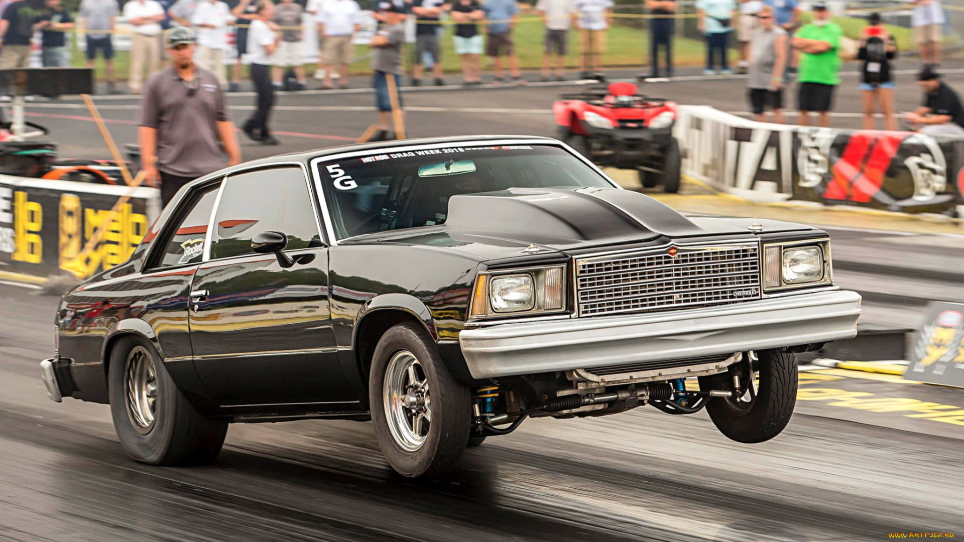 спорт, drag, racing, chevrolet, malibu, dragster