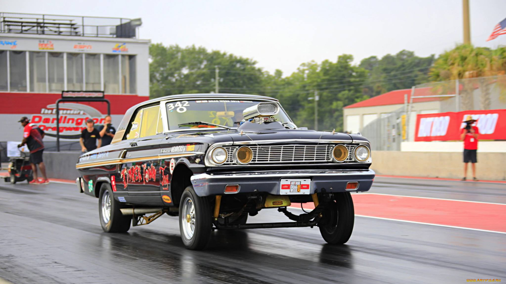 спорт, drag, racing, ford, galaxie, dragster