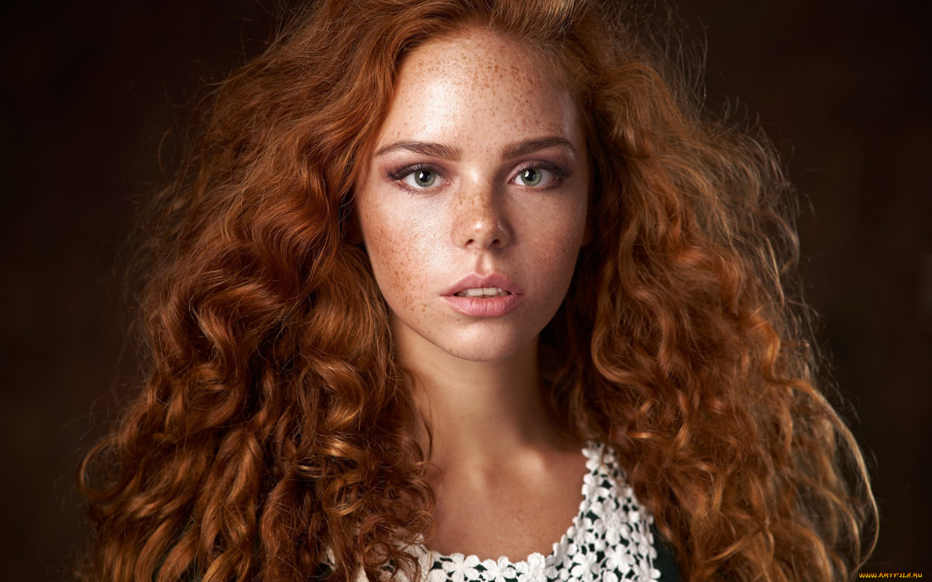 девушки, эрика, постникова, веснушки, кудряшки, портрет