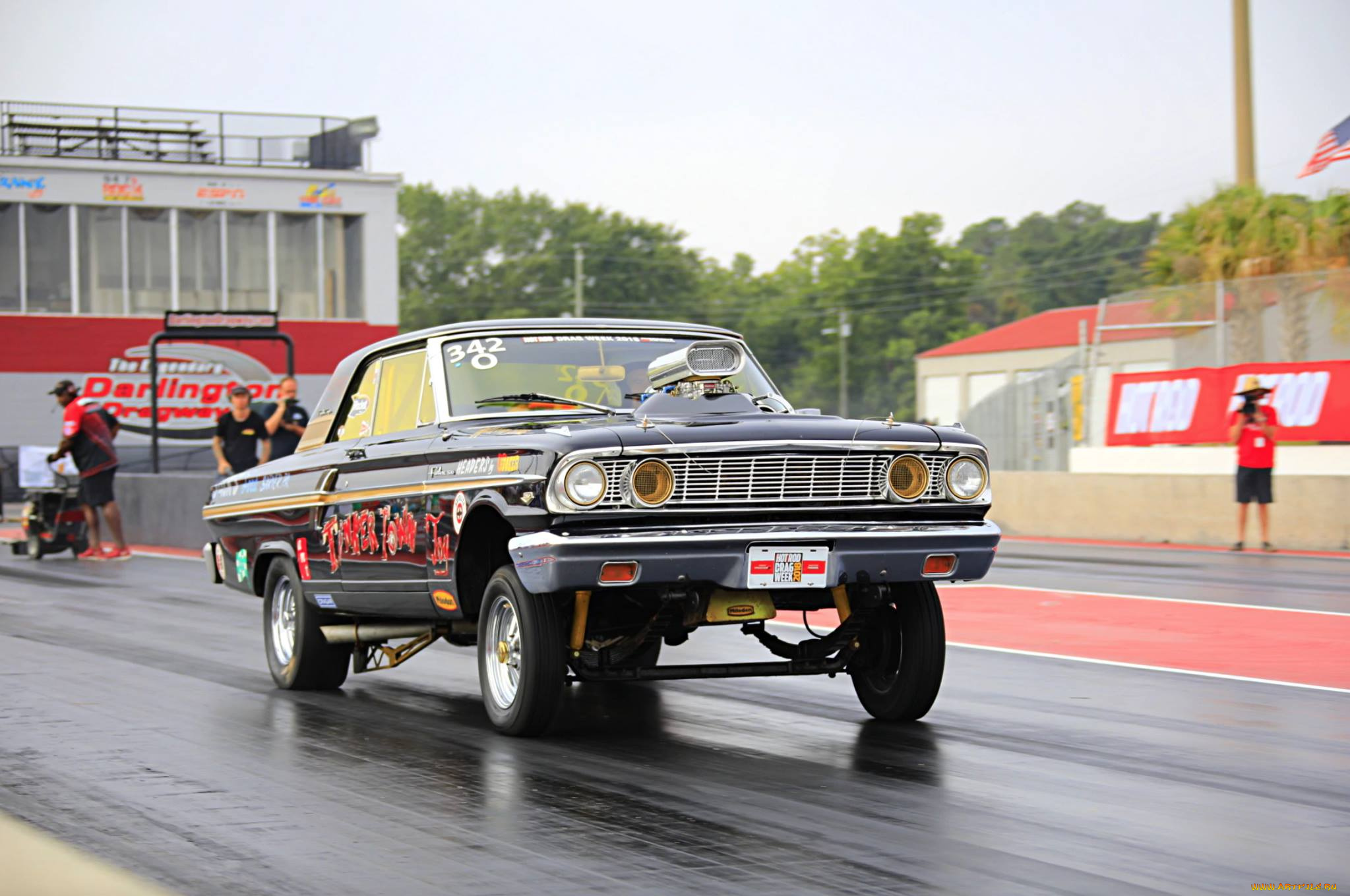 спорт, drag, racing, ford, galaxie, dragster
