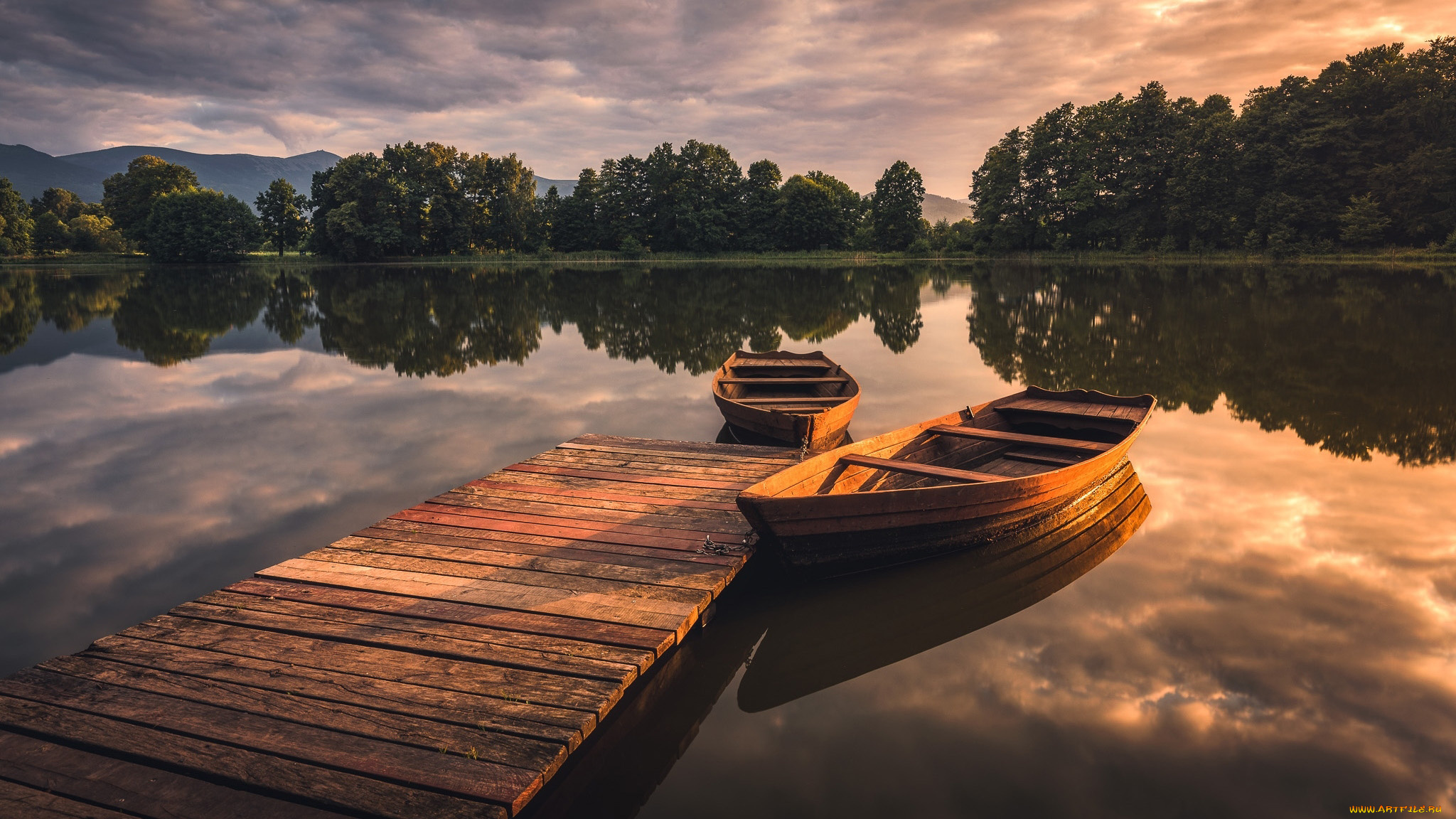 корабли, лодки, , шлюпки, озеро, мостки