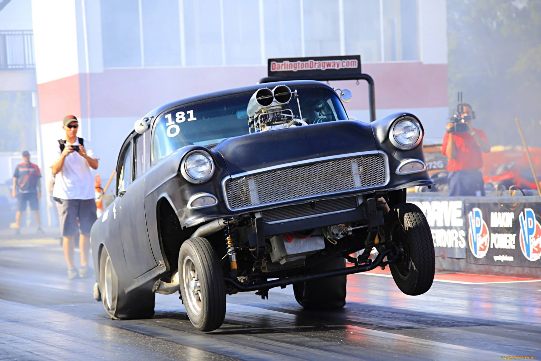 спорт, drag, racing, 1955, chevy, belair, dragster