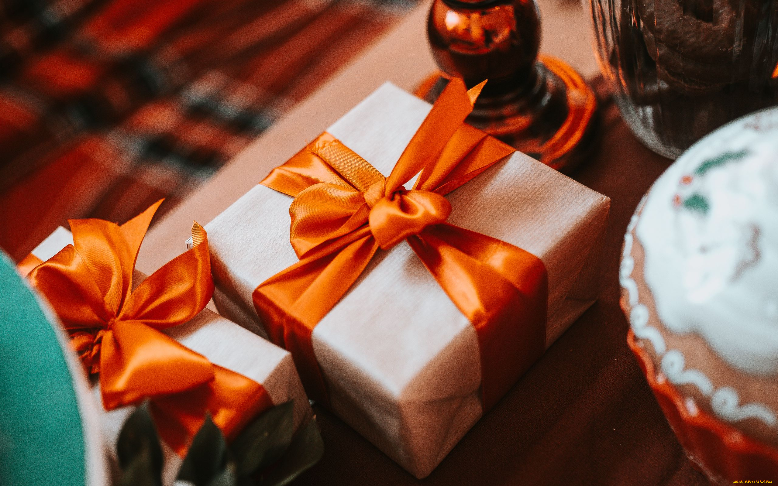 праздничные, подарки, и, коробочки, подарки, банты, ленты