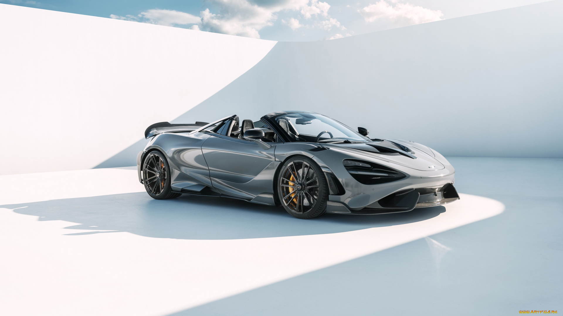 автомобили, mclaren, 765lt, spider, novitec, 2022