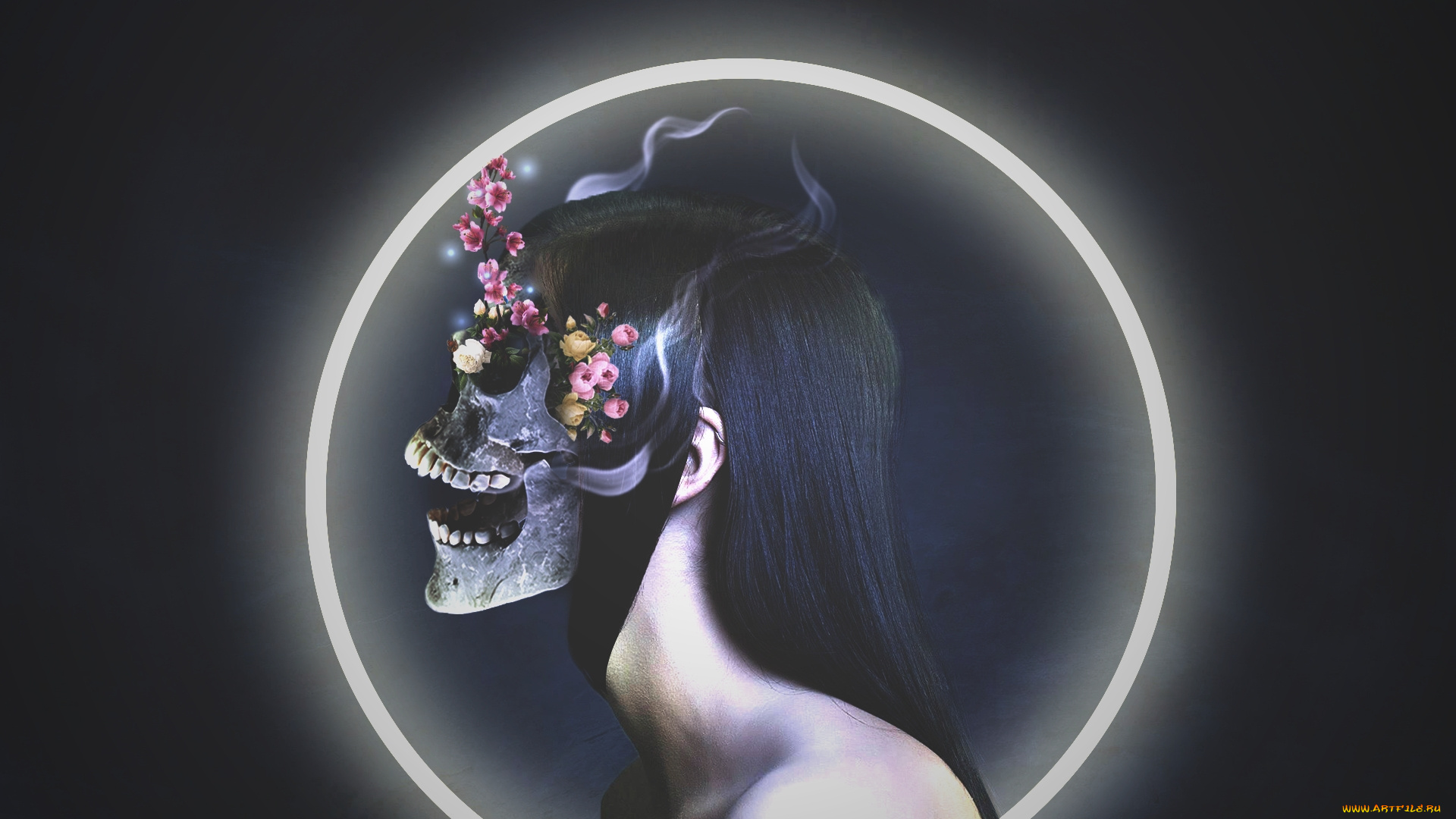 разное, компьютерный, дизайн, девушка