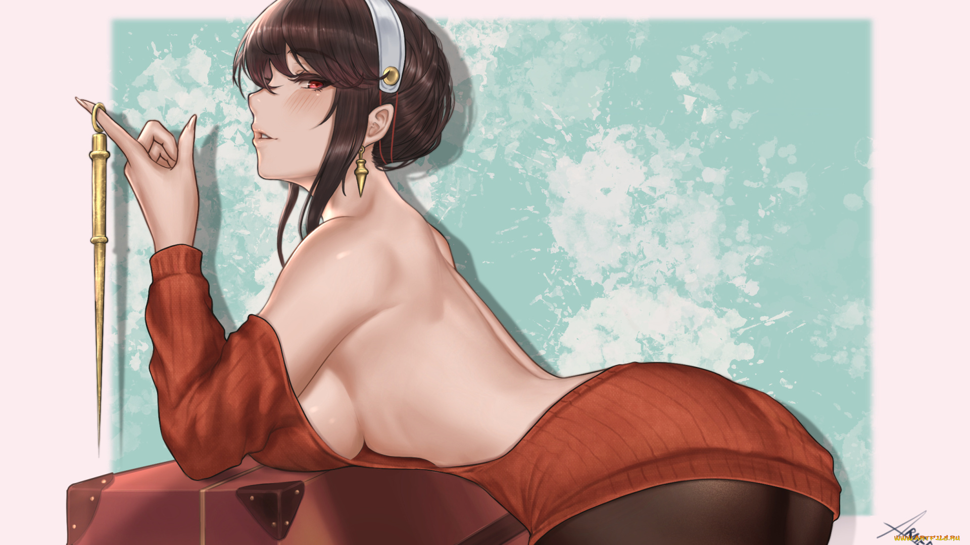 семья, шпиона, аниме, spy, x, family, spy, x, family, yor, forger, брюнетка, девушка