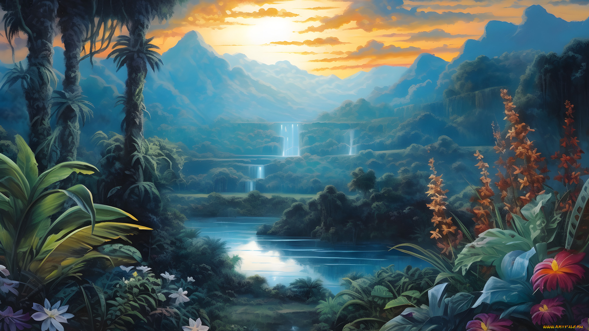 рисованное, природа, нейросети, графика, нейроарт, ai, art, нейронные, сети, рисунки, нейро, искусство