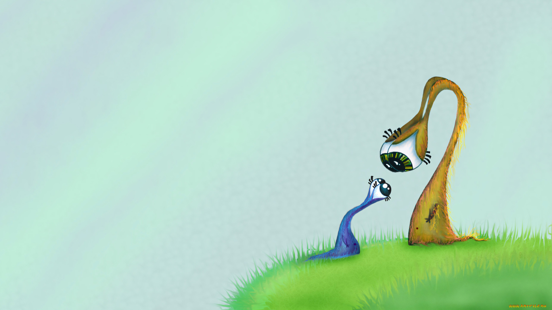 фэнтези, существа, глазки