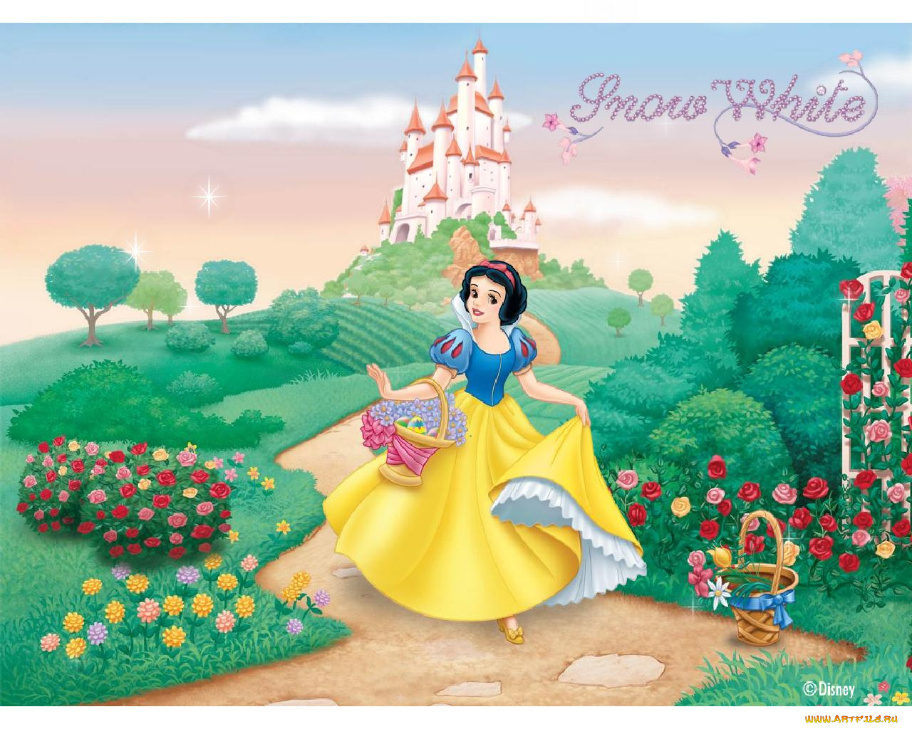 мультфильмы, snow, white, and, the, seven, dwarfs