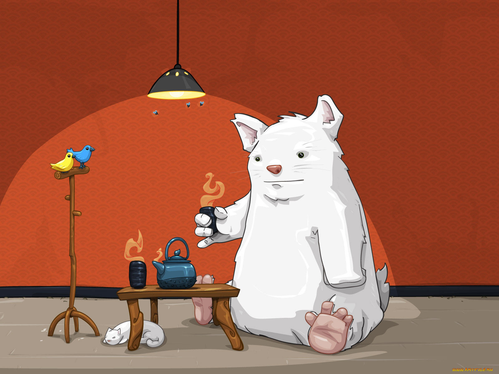 рисованные, животные