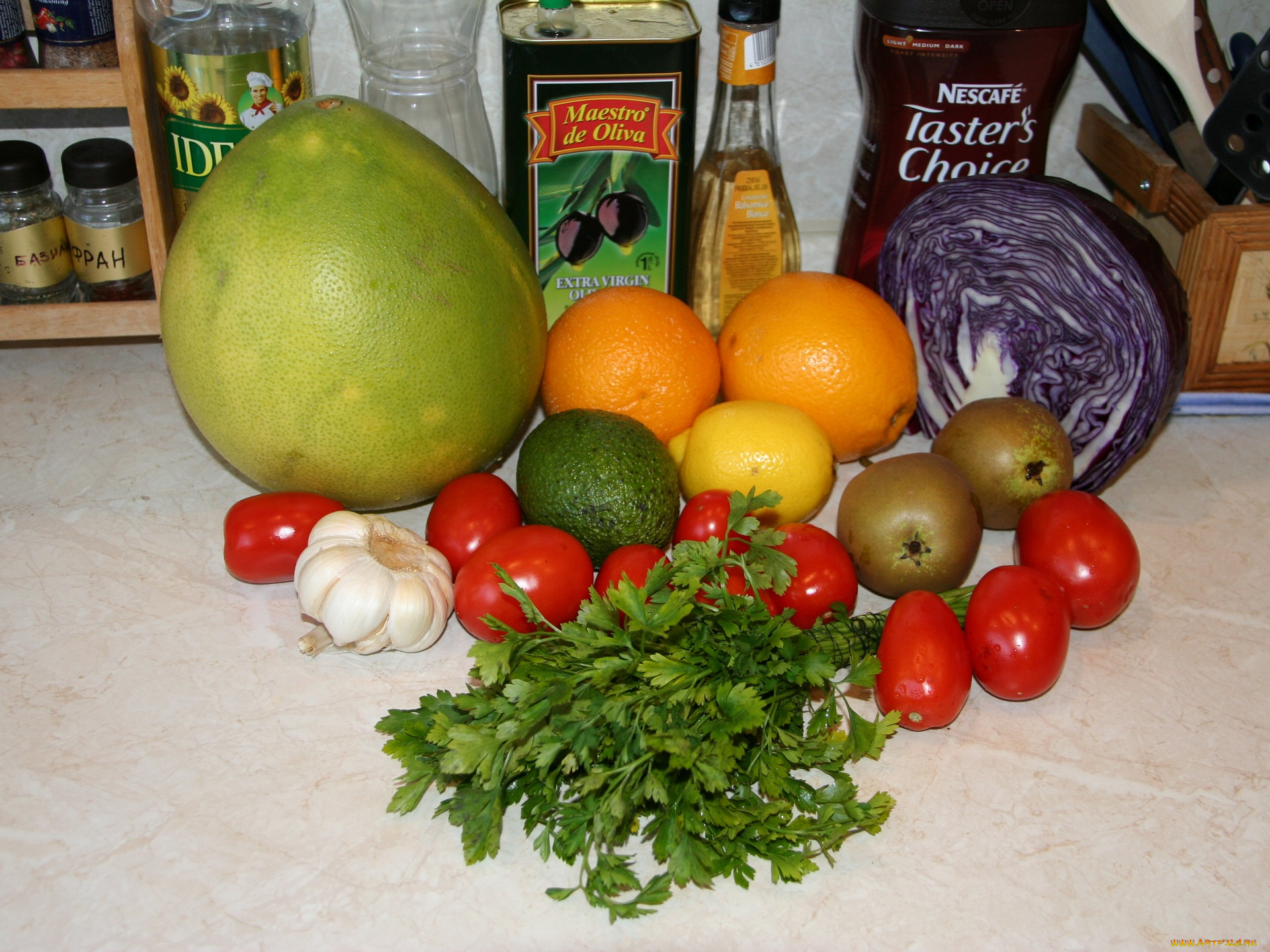 еда, натюрморт, помидоры, зелень, томаты