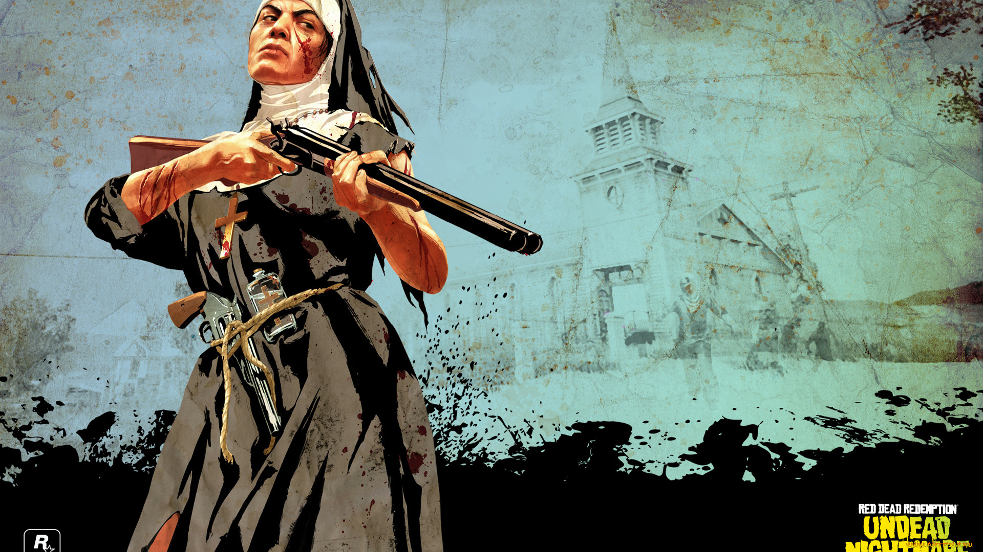 red, dead, redemption, undead, nightmare, видео, игры