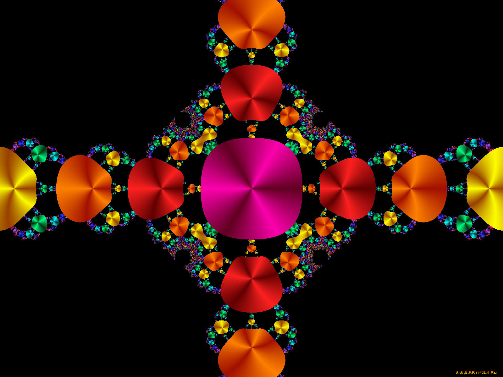 3д, графика, fractal, фракталы, тёмный, узор