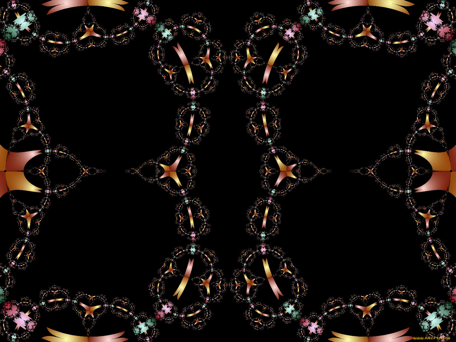 3д, графика, fractal, фракталы, узор