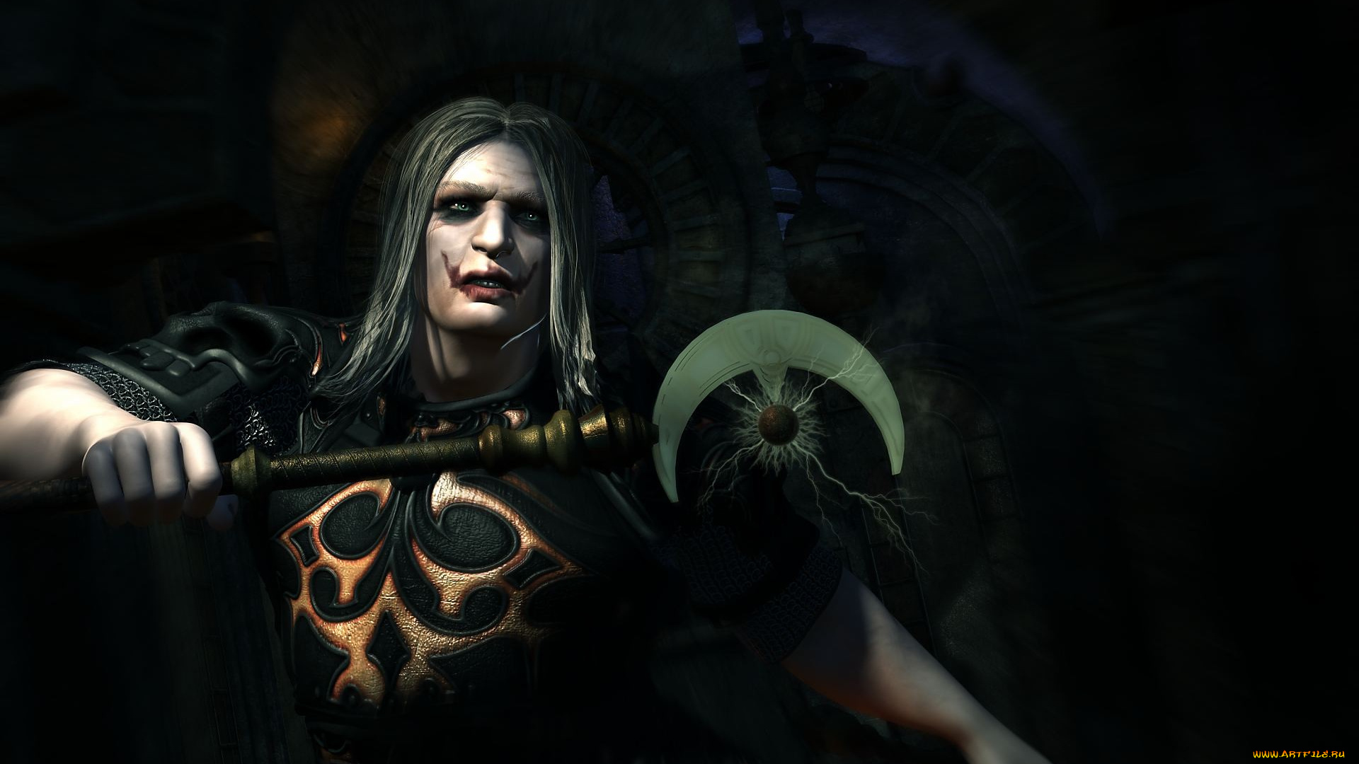 3д, графика, fantasy, фантазия, маг