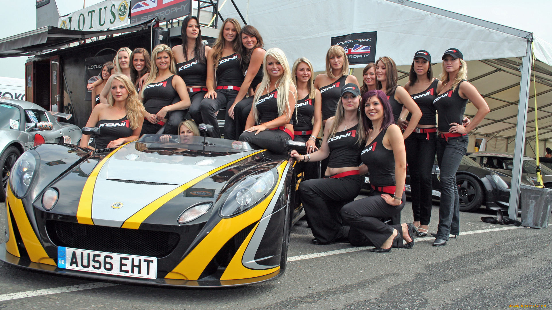 автомобили, авто, девушками, lotus