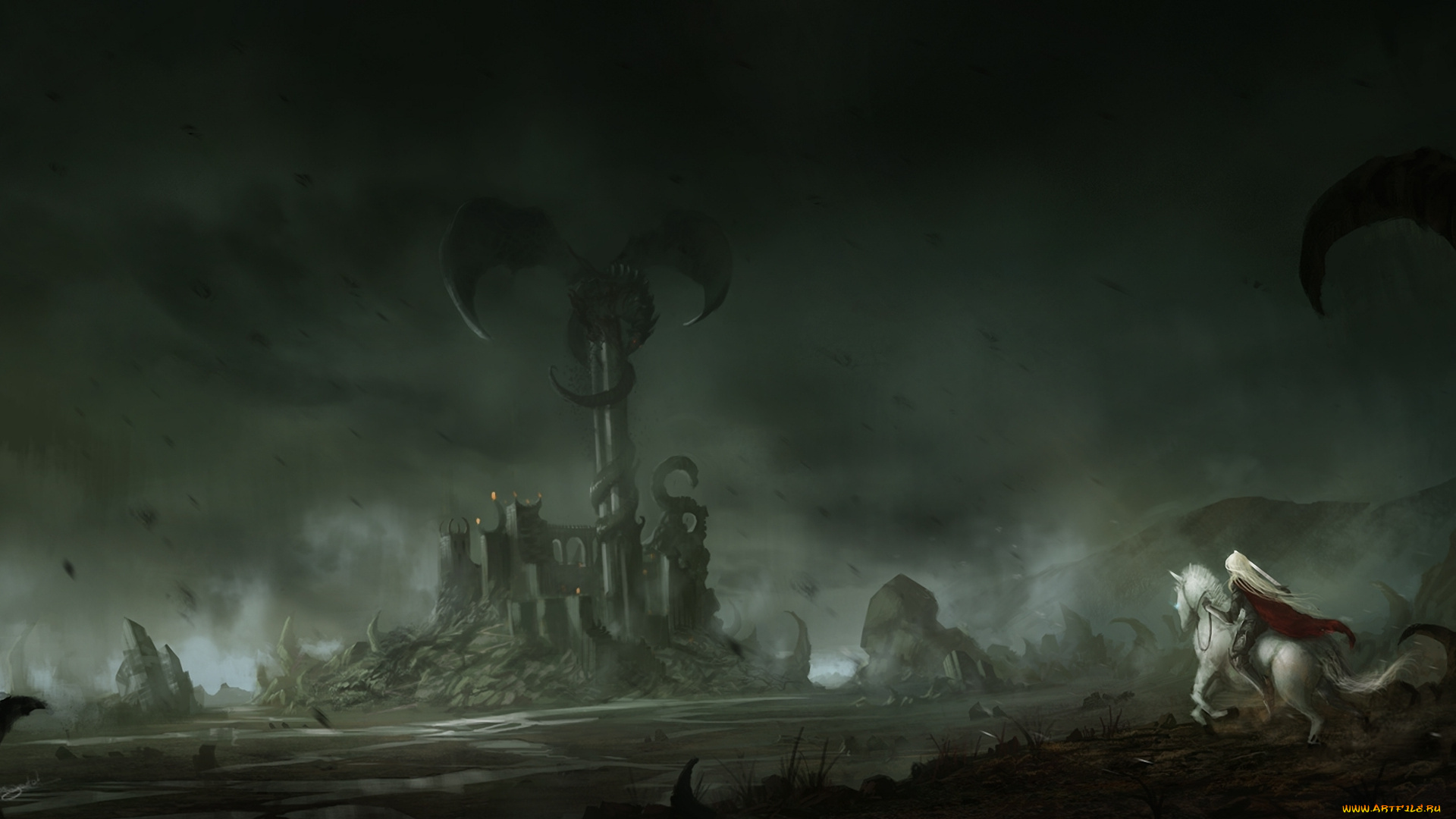 фэнтези, иные, миры, времена, всадница