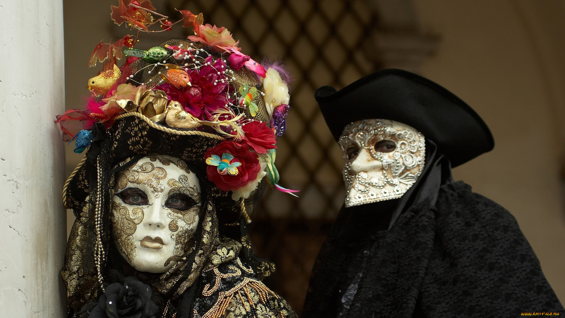 разное, маски, карнавальные, костюмы, карнавал, венеция