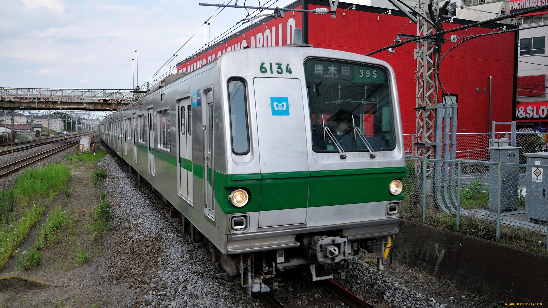 техника, электрички, поезд, рельсы