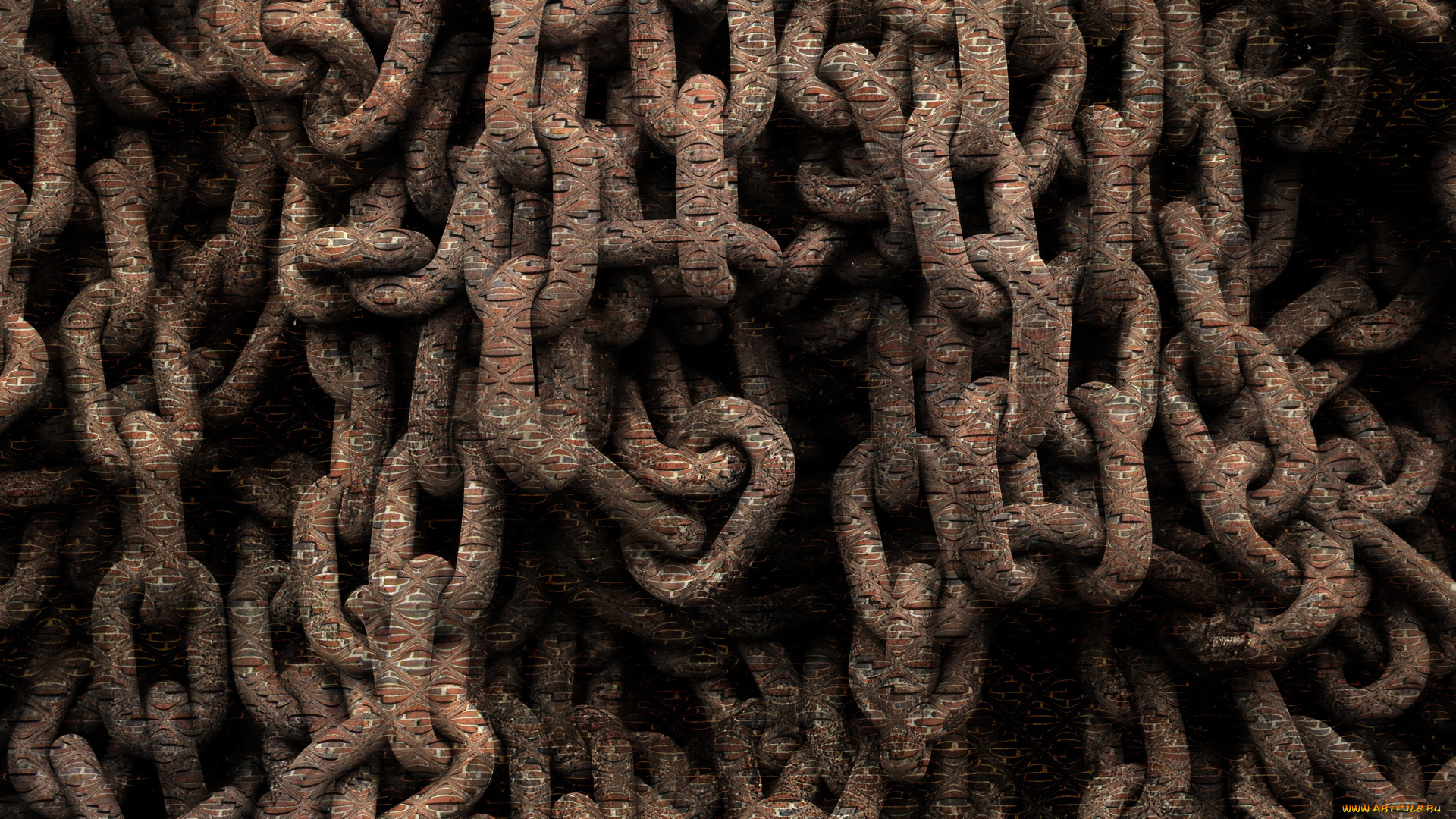 3д, графика, fractal, фракталы, узор, фон, цвета