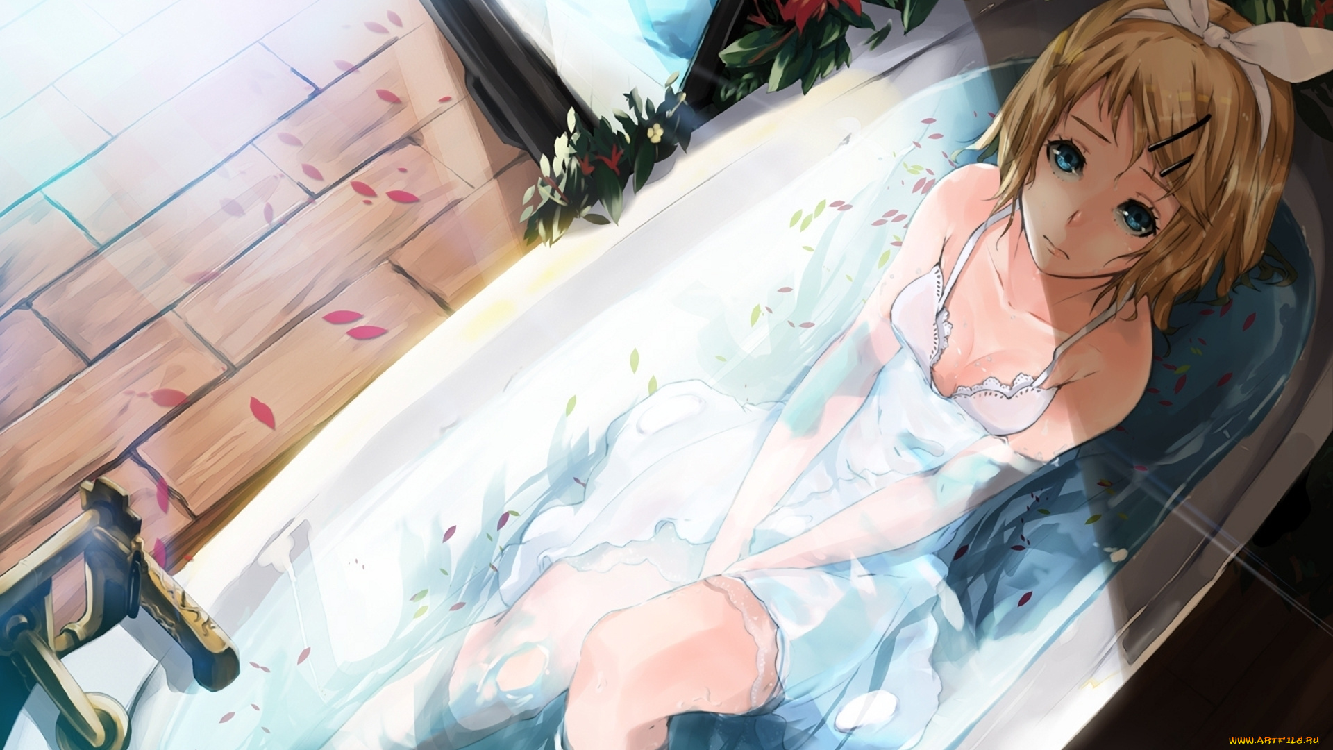 аниме, vocaloid, kagamine, rin