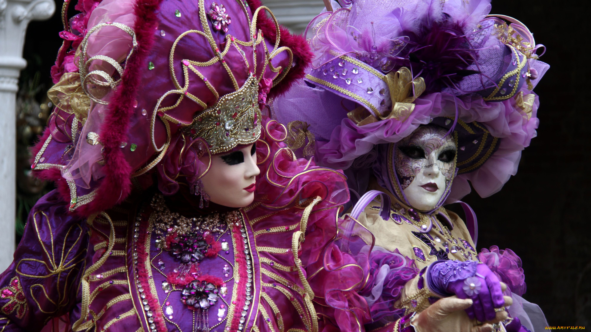 разное, маски, карнавальные, костюмы, карнавал, венеция
