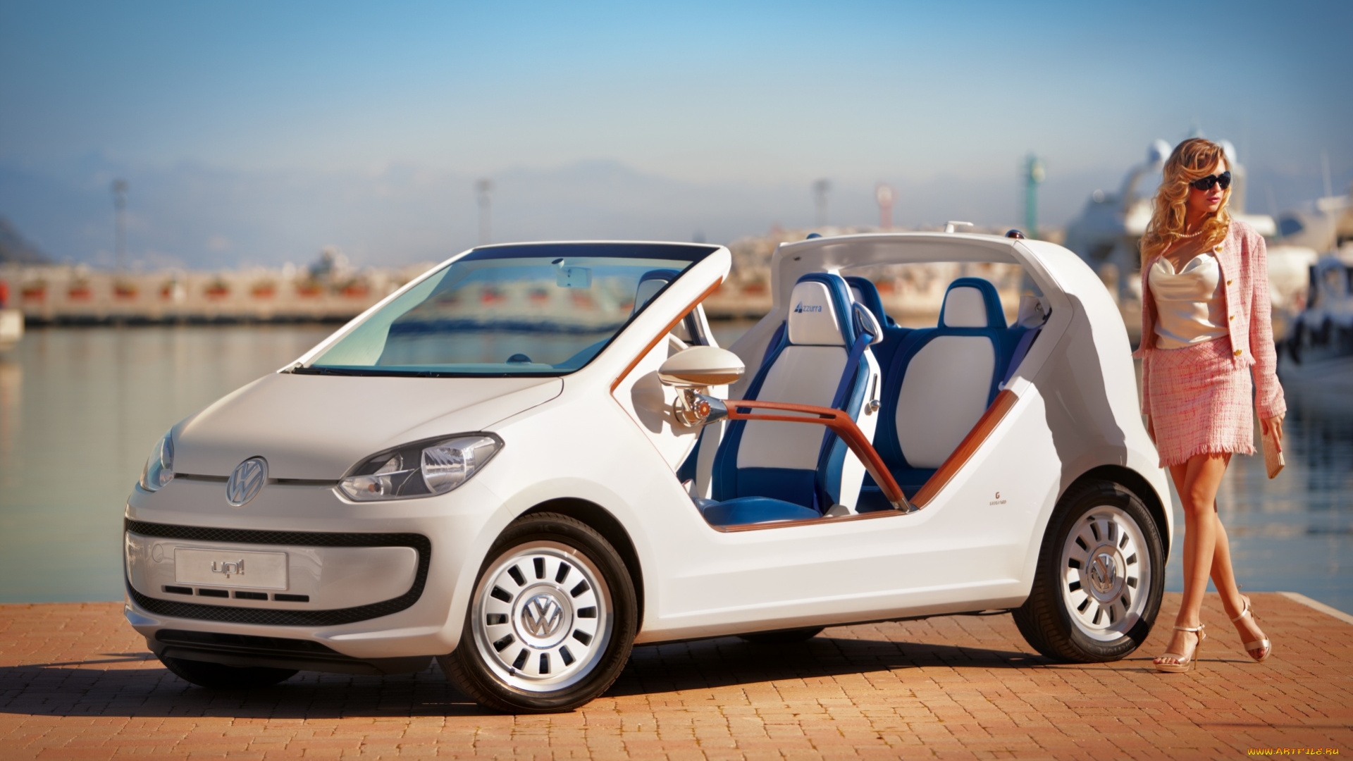 volkswagen, up, azzurra, sailing, team, by, italdesign, автомобили, авто, девушками