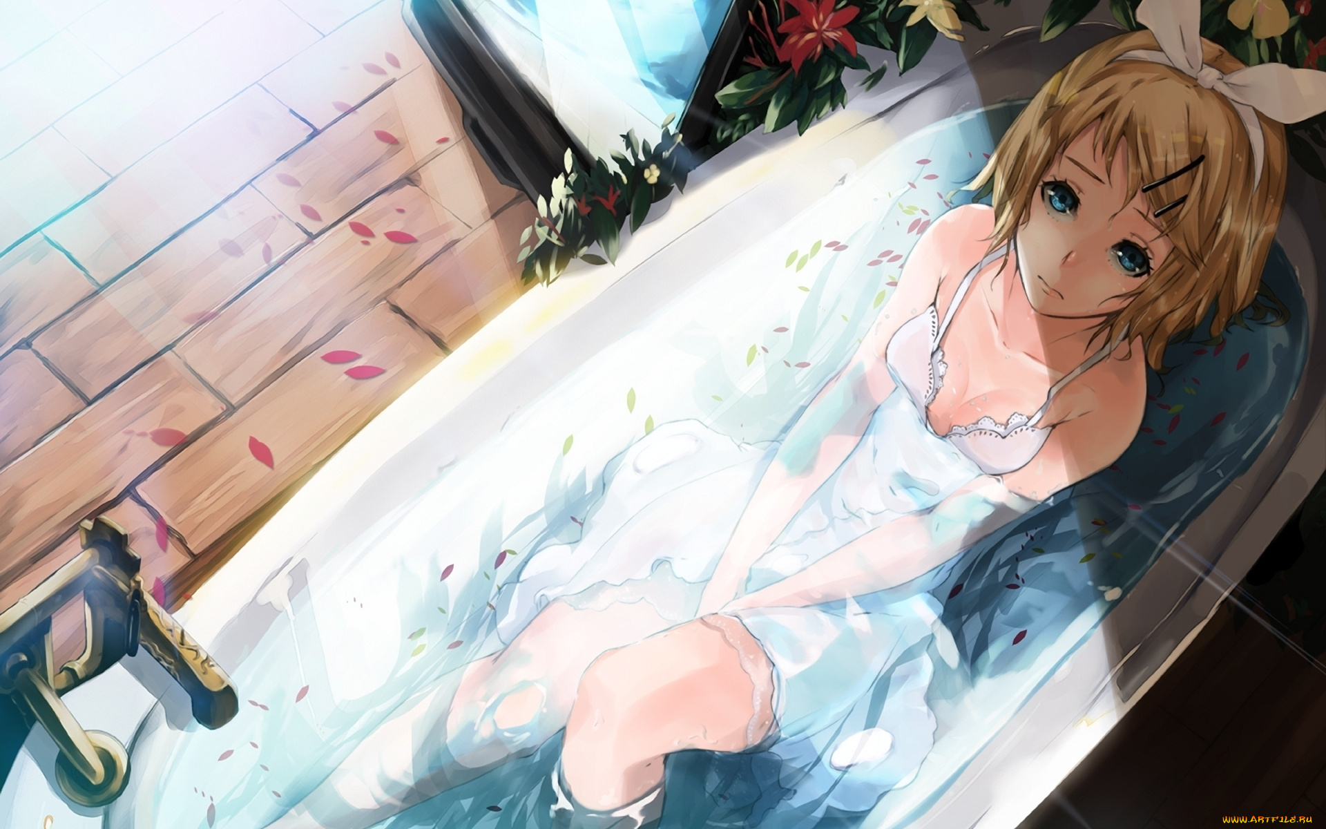 аниме, vocaloid, kagamine, rin