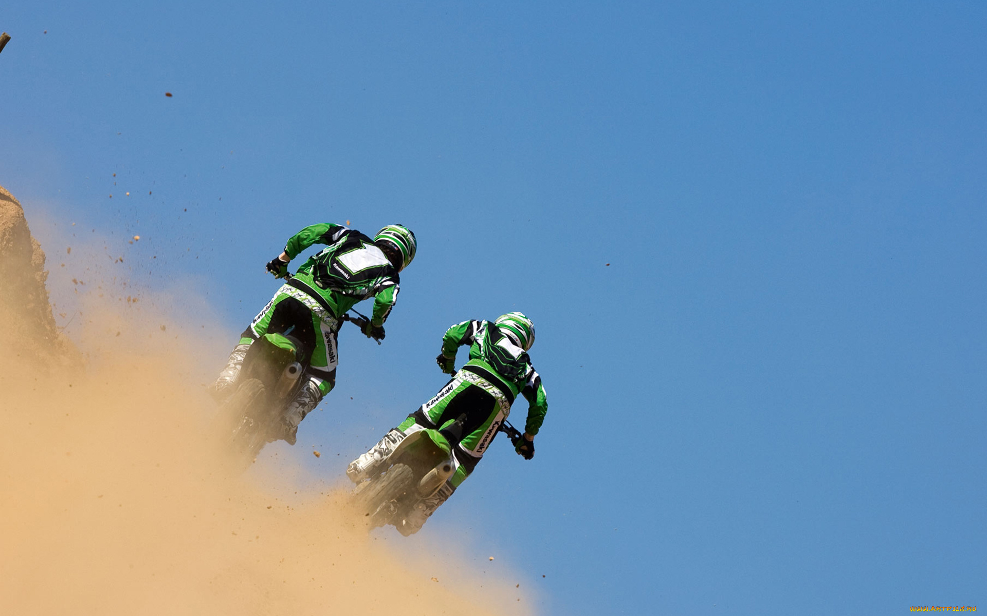 спорт, мотокросс, трасса, гонка