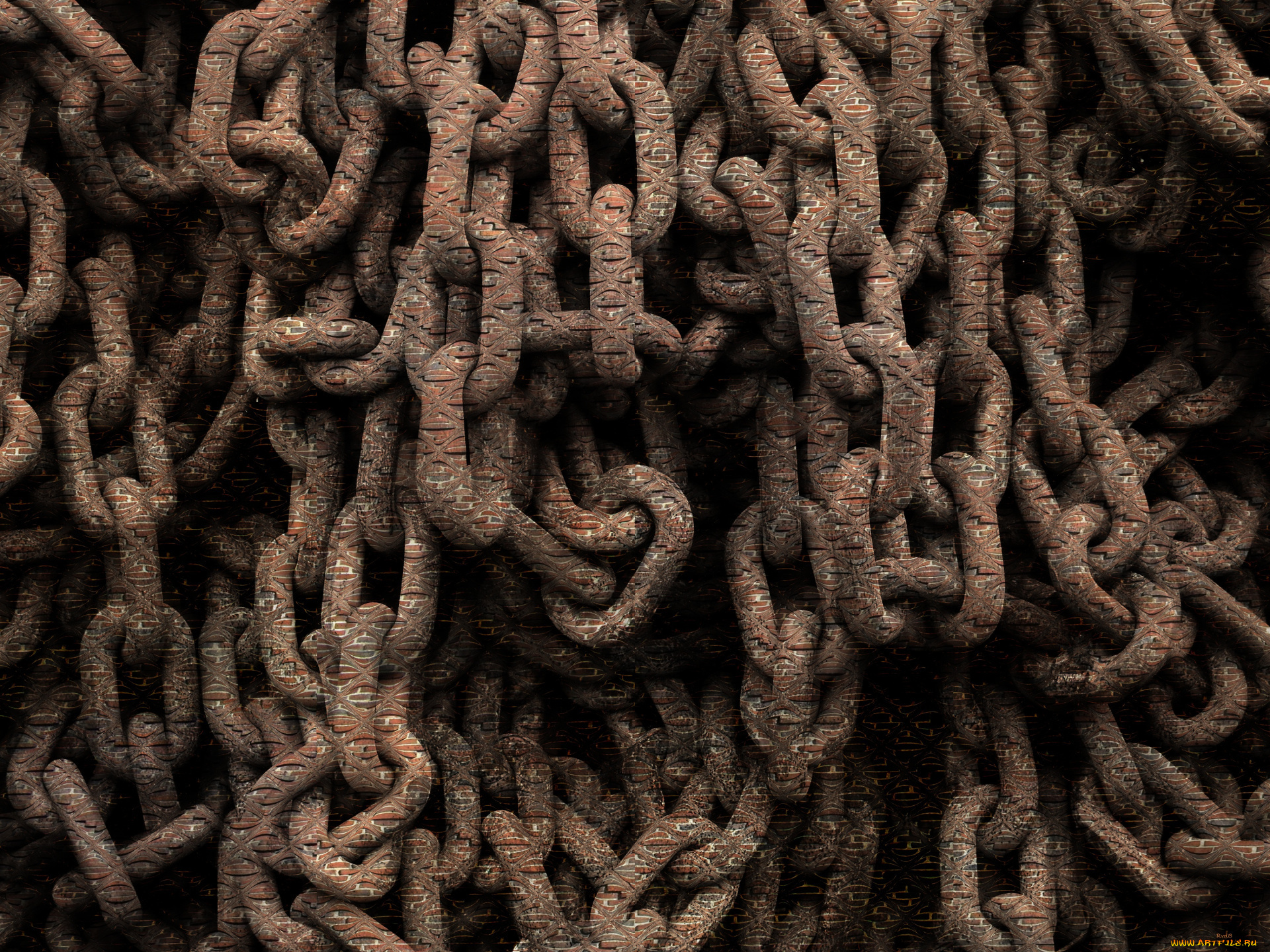 3д, графика, fractal, фракталы, узор, фон, цвета