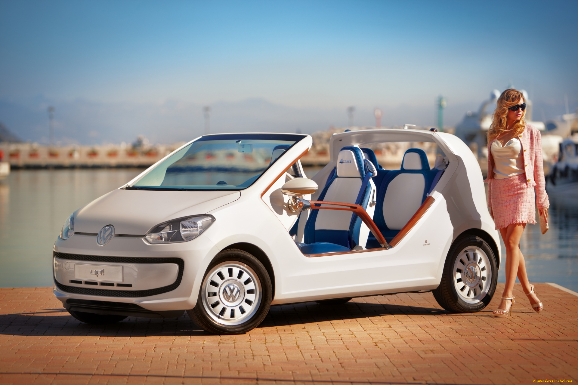 volkswagen, up, azzurra, sailing, team, by, italdesign, автомобили, авто, девушками